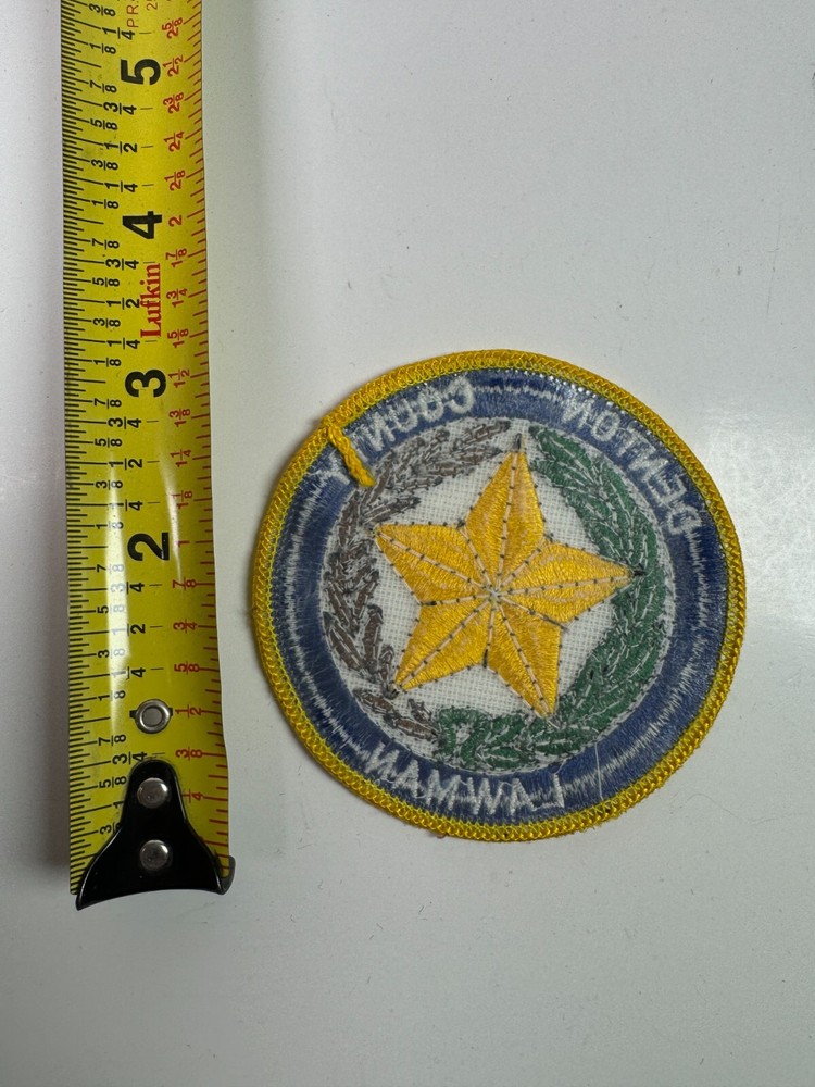 3" Denton County Lawman Texas TX Patch
