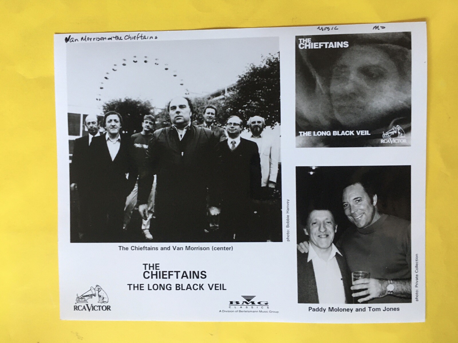 Van Morrison Press Photo 8x10”, See Description.