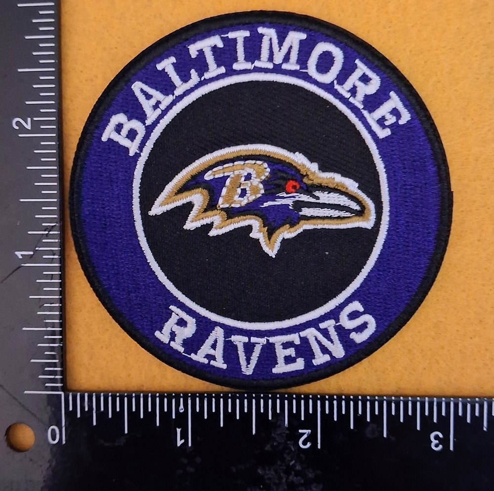 BALTIMORE RAVENS IRON ON PATCH