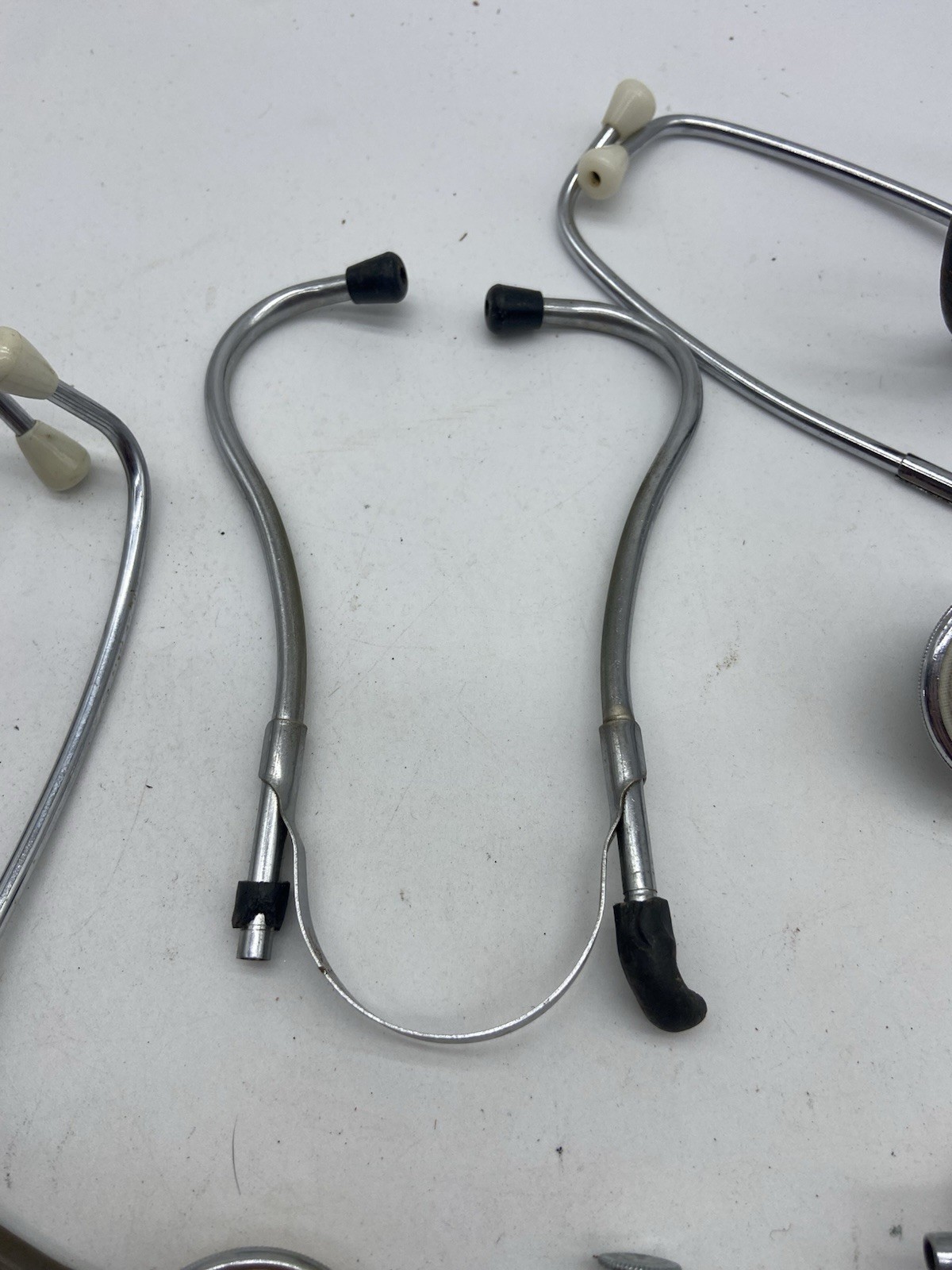 vintage stethoscope parts lot estate find untested