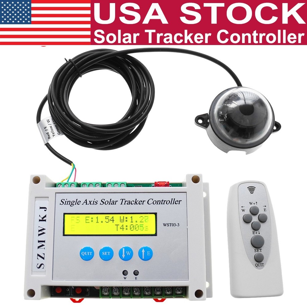 LCD Single Axis Solar Tracker Controller for Solar Panel Tracking Sunlight Track