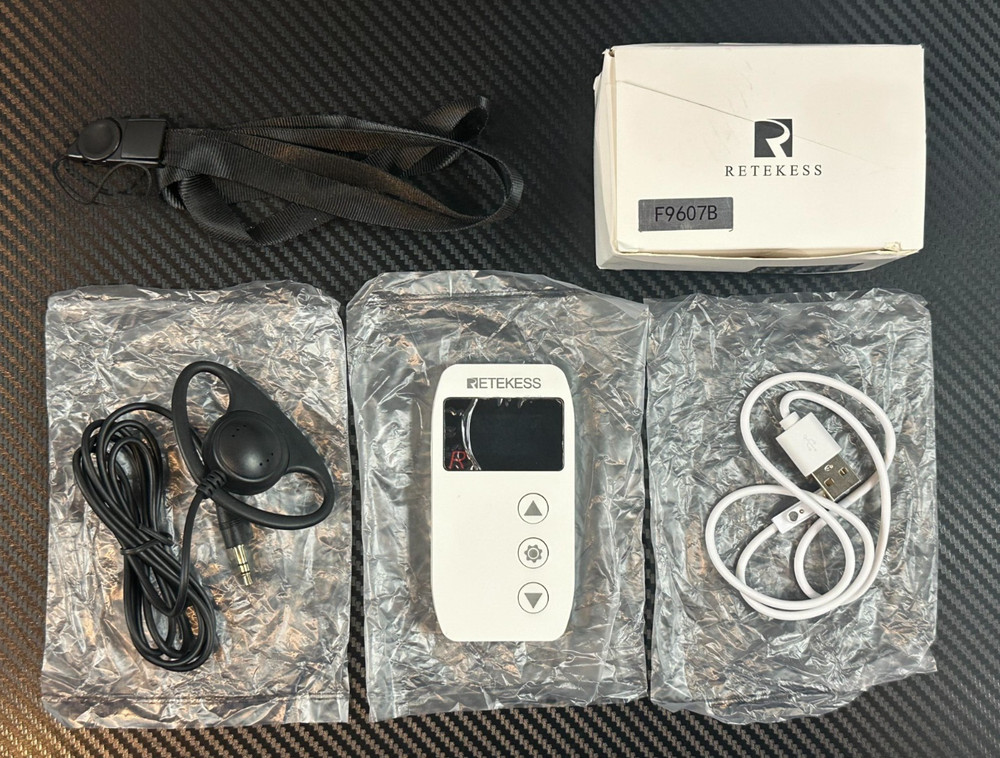 Retekess TT110 Wireless Transmission System 2400-2480 MHz White