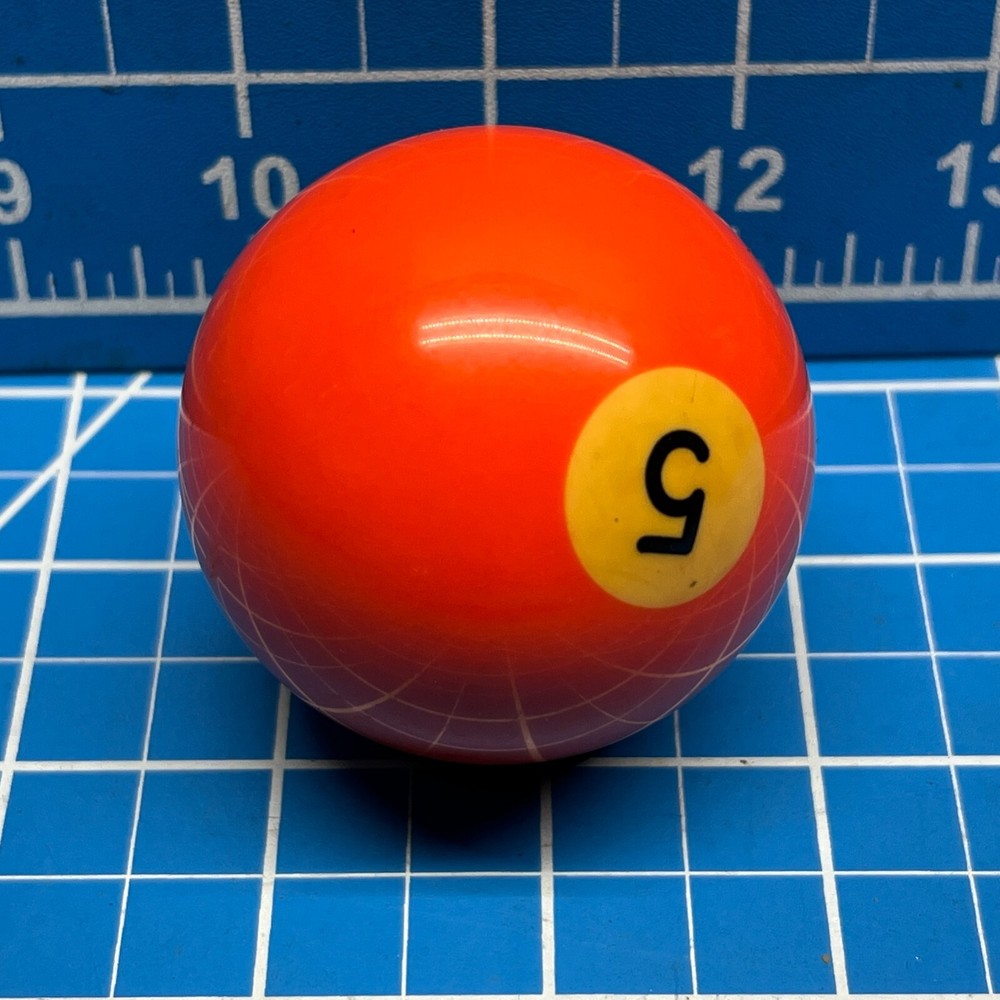 Vintage Replacement #5 Billiard Pool Ball 2 1/4" Diameter