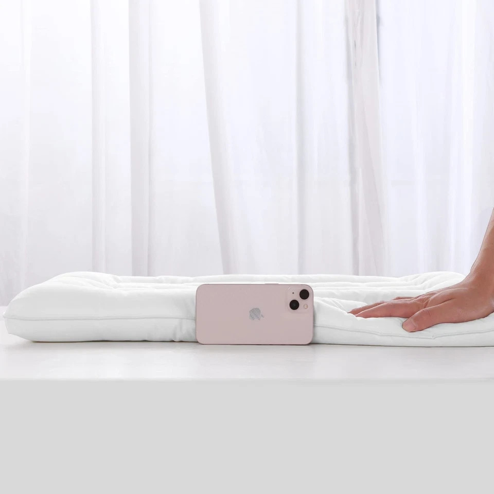HOMBYS Ultra Thin Flat Pillow for Sleeping, Thin Pillow for Back Sleeper, Suppor