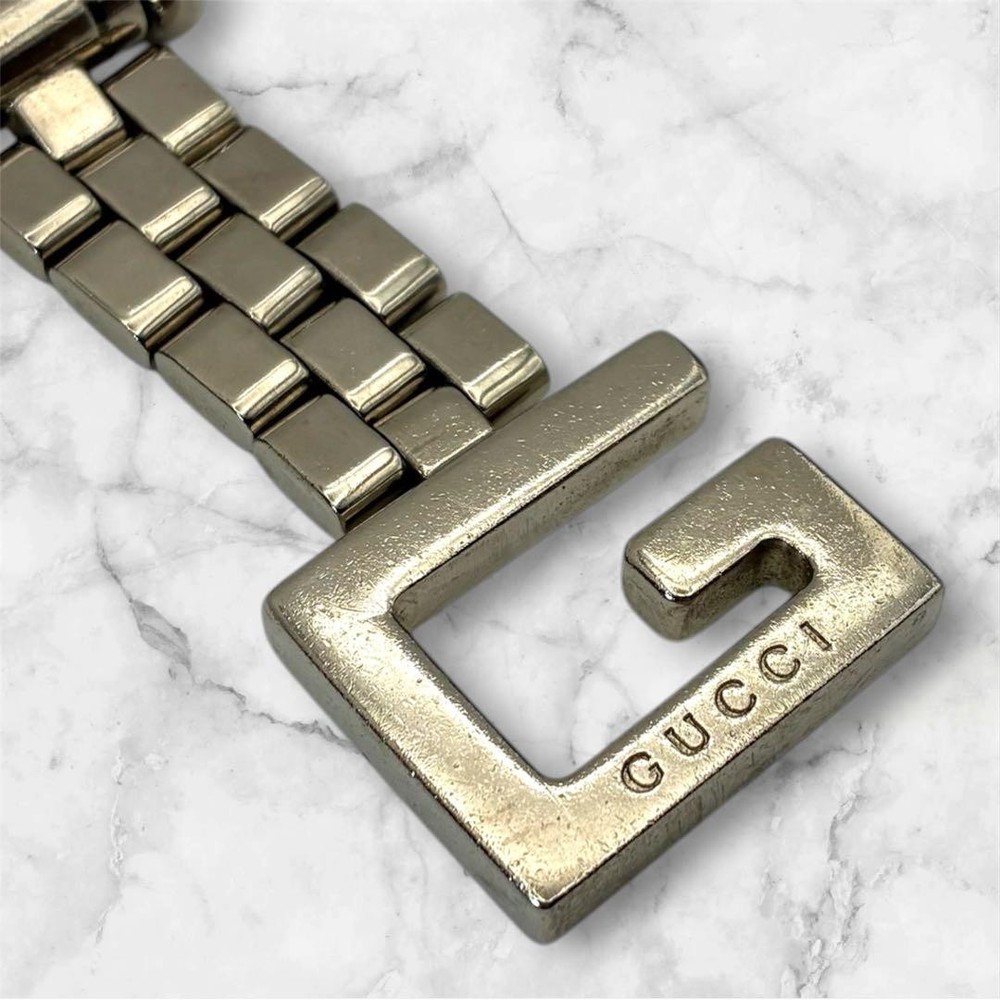 GUCCI G Logo Silver Key Holder Keyring