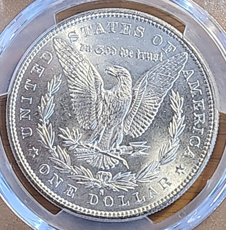1879 S PCGS MS62 MORGAN 90% SILVER