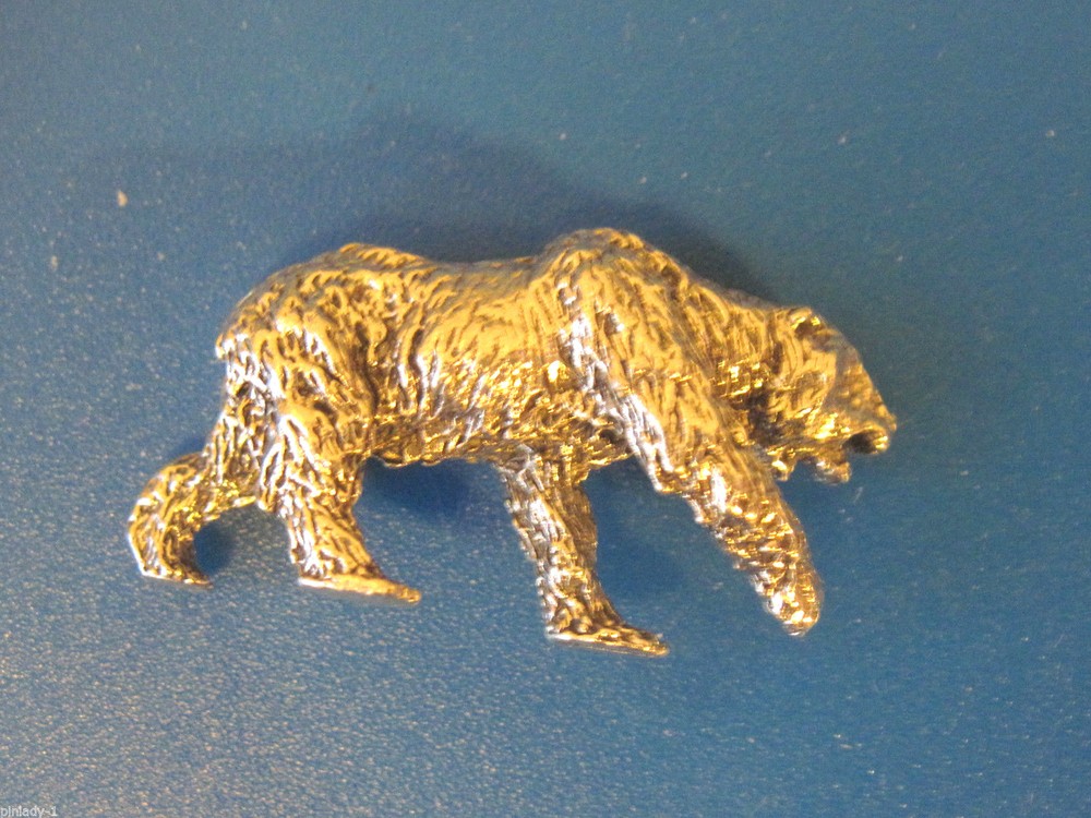 Walking BEAR - figurine , mini statue GIFT BOXED