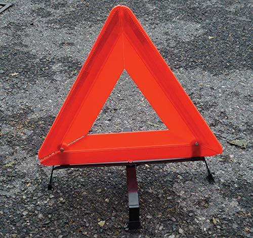 Safety Warning Triangle for Roadside Breakdowns Foldable Wind Tested