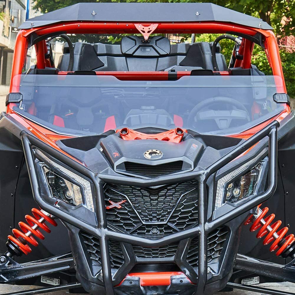 UTV Half Front Windshield Windscreen For Can Am Maverick X3 Turbo R MAX 2017-24