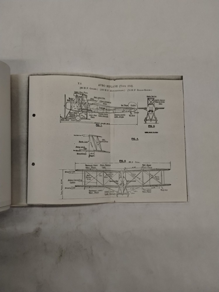 Avro Biplane Type 504 Rigging Notes-Copy