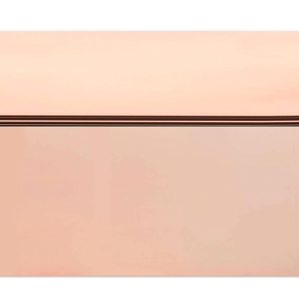 Sparkle and Bash Rose Gold Plastic Rectangular Tablecloth - Easy-Clean Dispos...