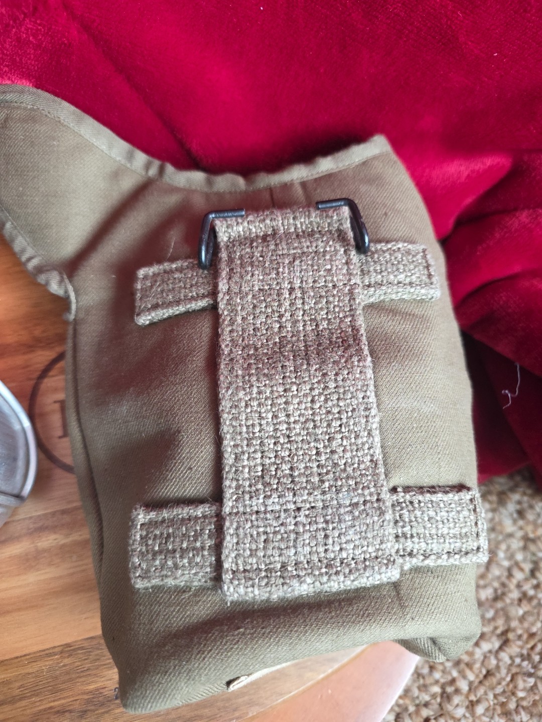 French Military Canteen w Cup & Cover Army Surplus M51 OD Green Olive Drab