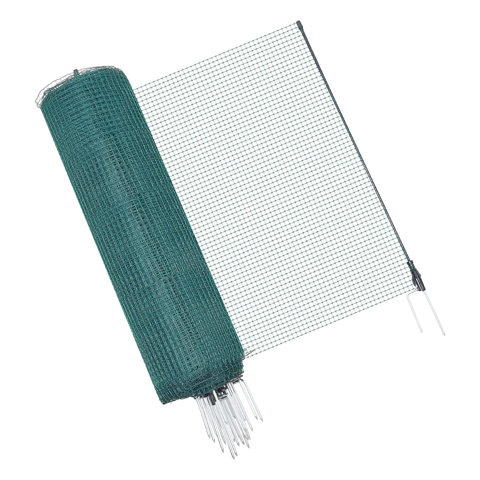 Uimoso Temporary Fence Netting with Posts 3 x 164 FT Plastic Safety Mesh Netting