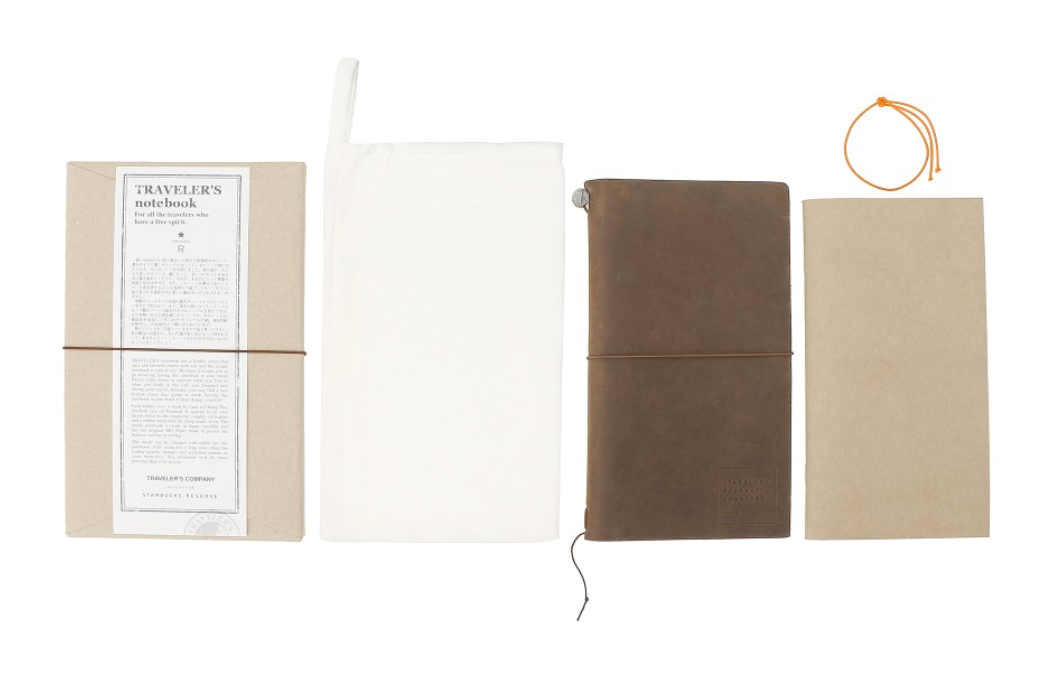 Starbucks Reserve Roastery Tokyo Traveler's Notebook Brown Tokyo Exclusive
