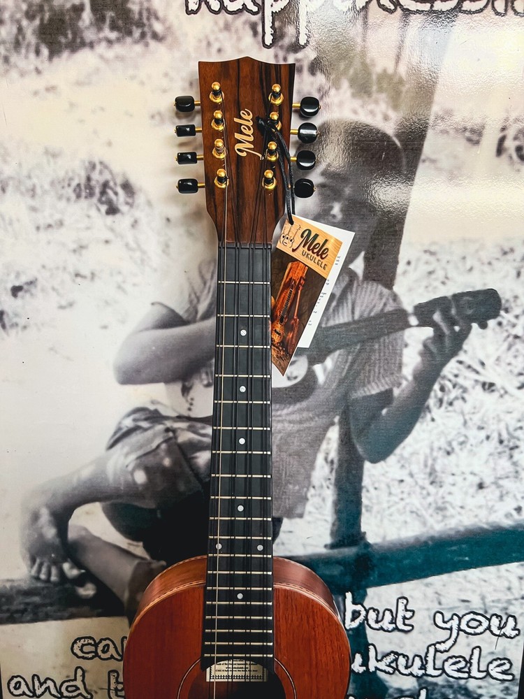 MELE HANDMADE SOLID MAHOGANY 8-STRING TENOR UKULELE