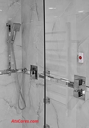 2 Button Elderly Caregiver Panic Putton - Alert System 600' Range - Waterproof