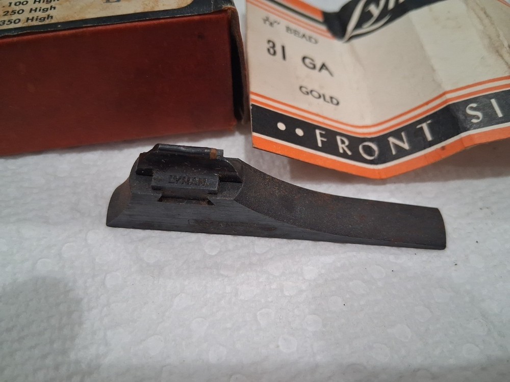 Lyman 18 E front Sight 31 GA Gold Bead