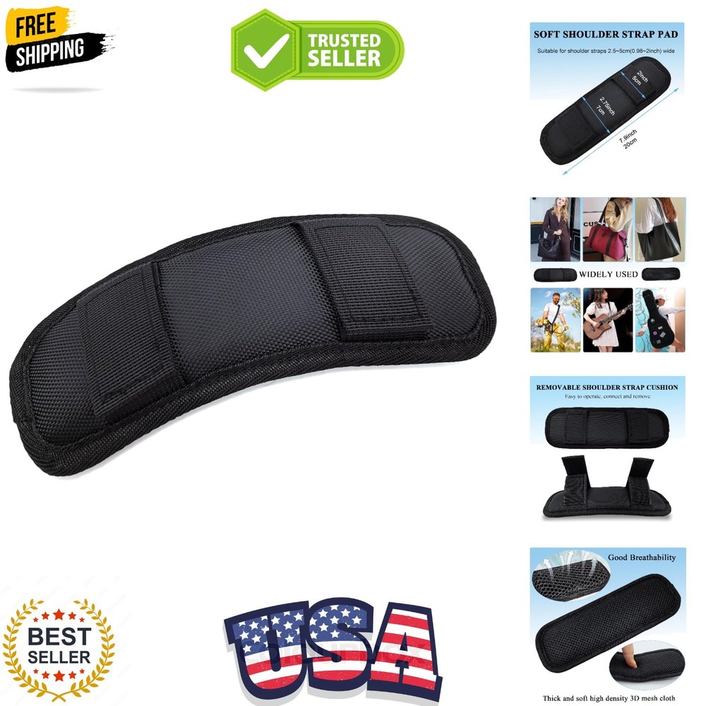 Soft Shoulder Strap Pad, Breathable & Removable Backpack Strap Pads for Bag S...