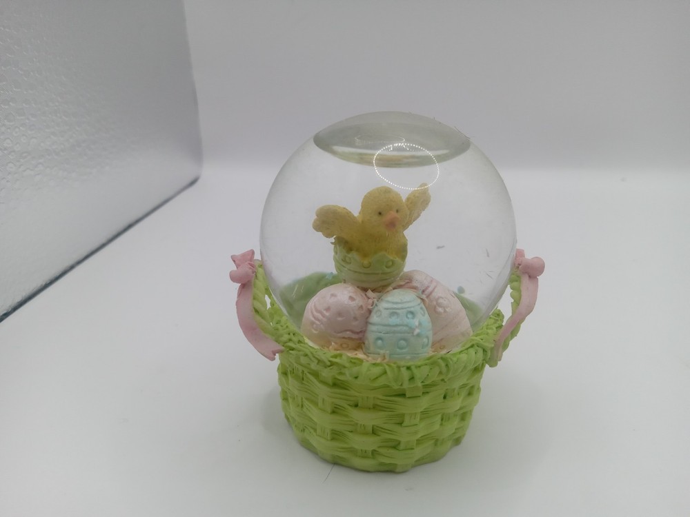 Snow Globe With Easter Chick Inside