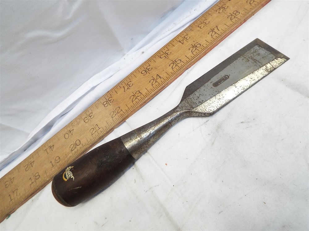 Stanley Sweetheart 1-1/2" Everlast Bevel Edge Socket Chisel Partial Decal Tool