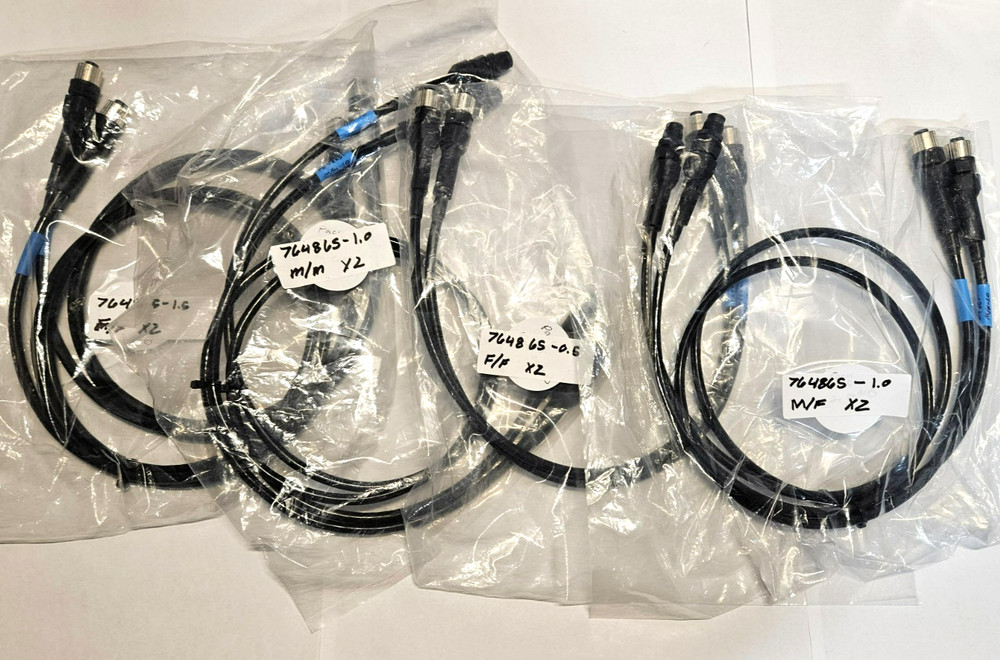 TYCO CAN Cables for GNSS Machine Systems (8 Cables Total)