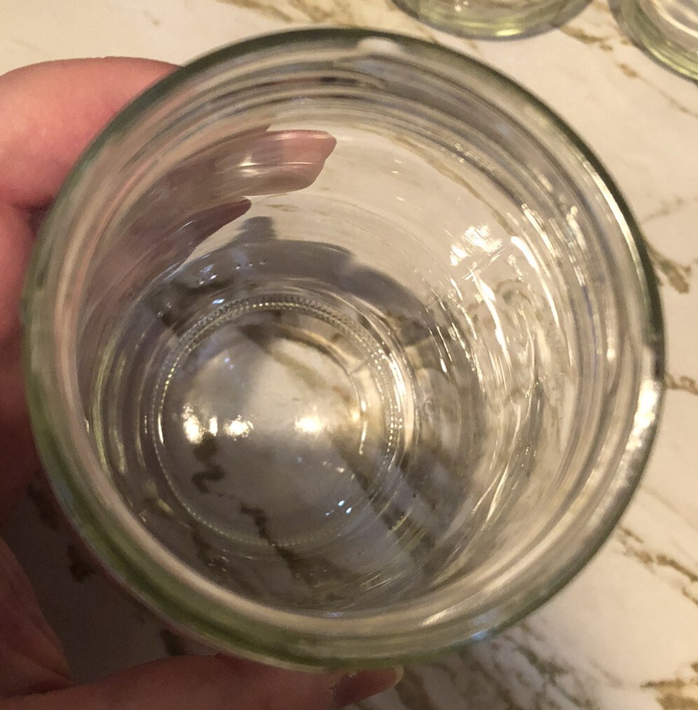 4pcs Empty Glass Jars Candle