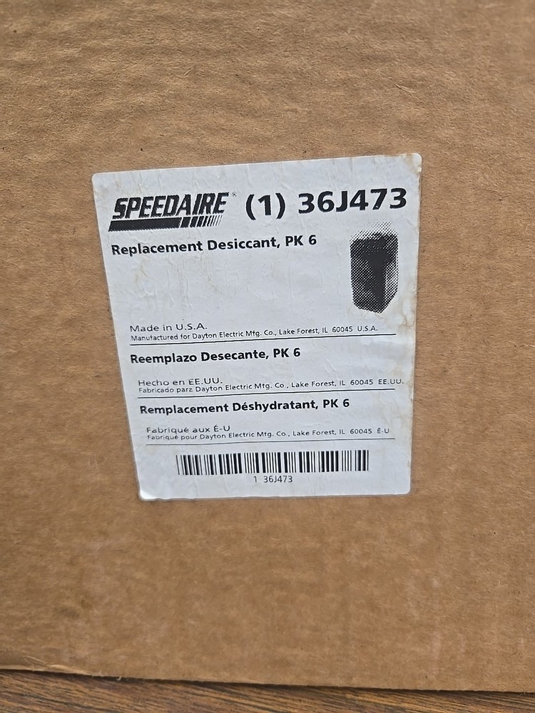 Speedaire 36J473 Replacement Desiccant, 4 Pack