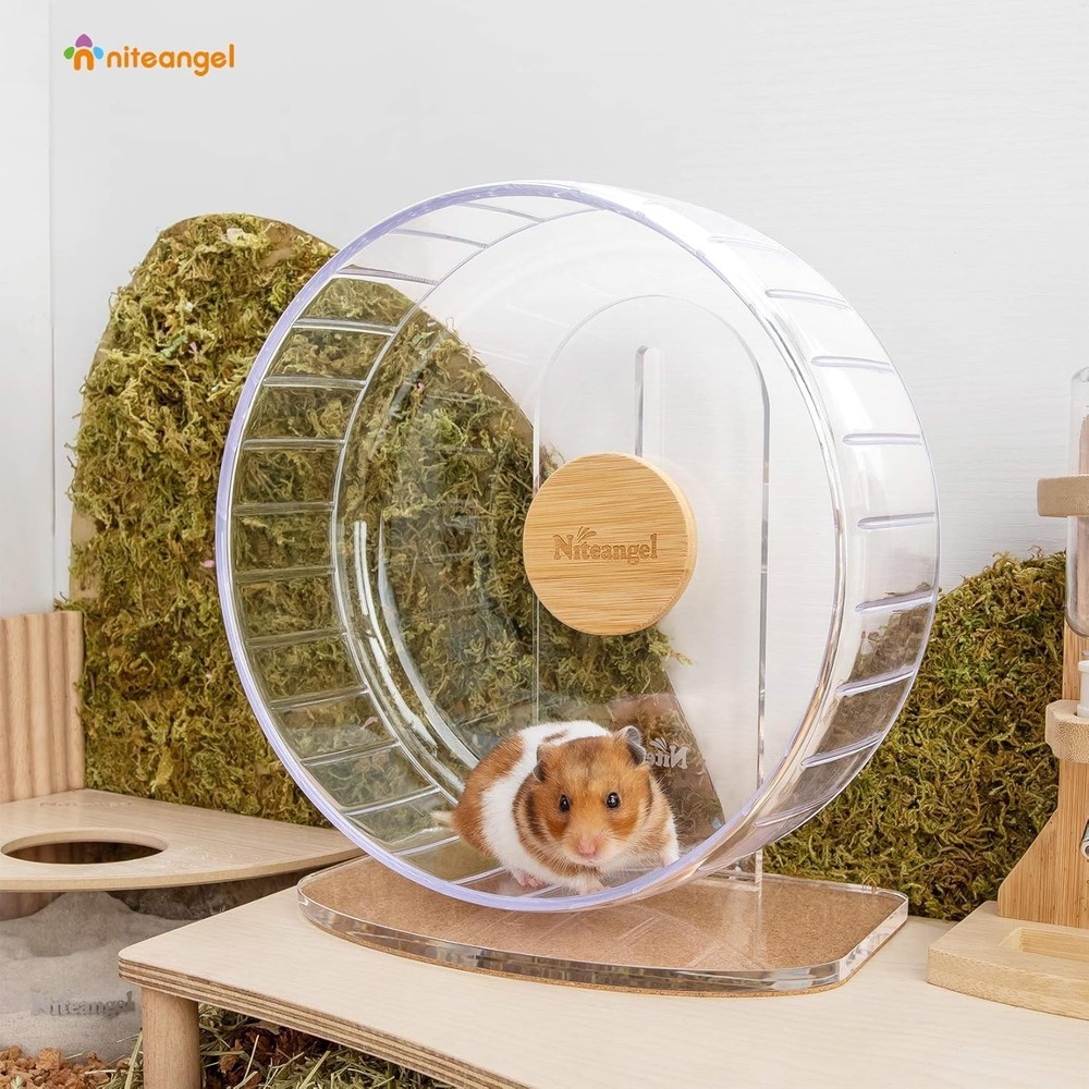 Sturdy Hamster Wheel with Adjustable Stand