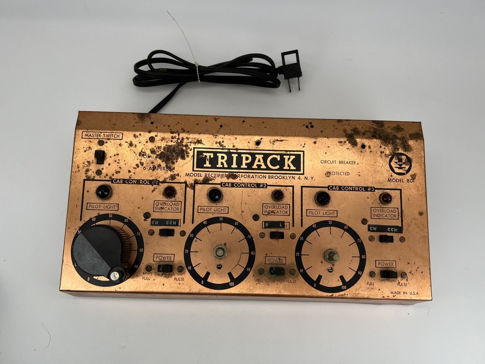 Tripack #801 Model Train Power Supply Transformer Not Working