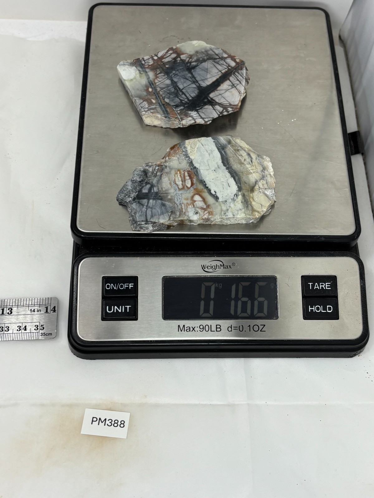 Picasso Marble (Jasper) Slabs Cabbing Lapidary Utah Combo Ship Avail