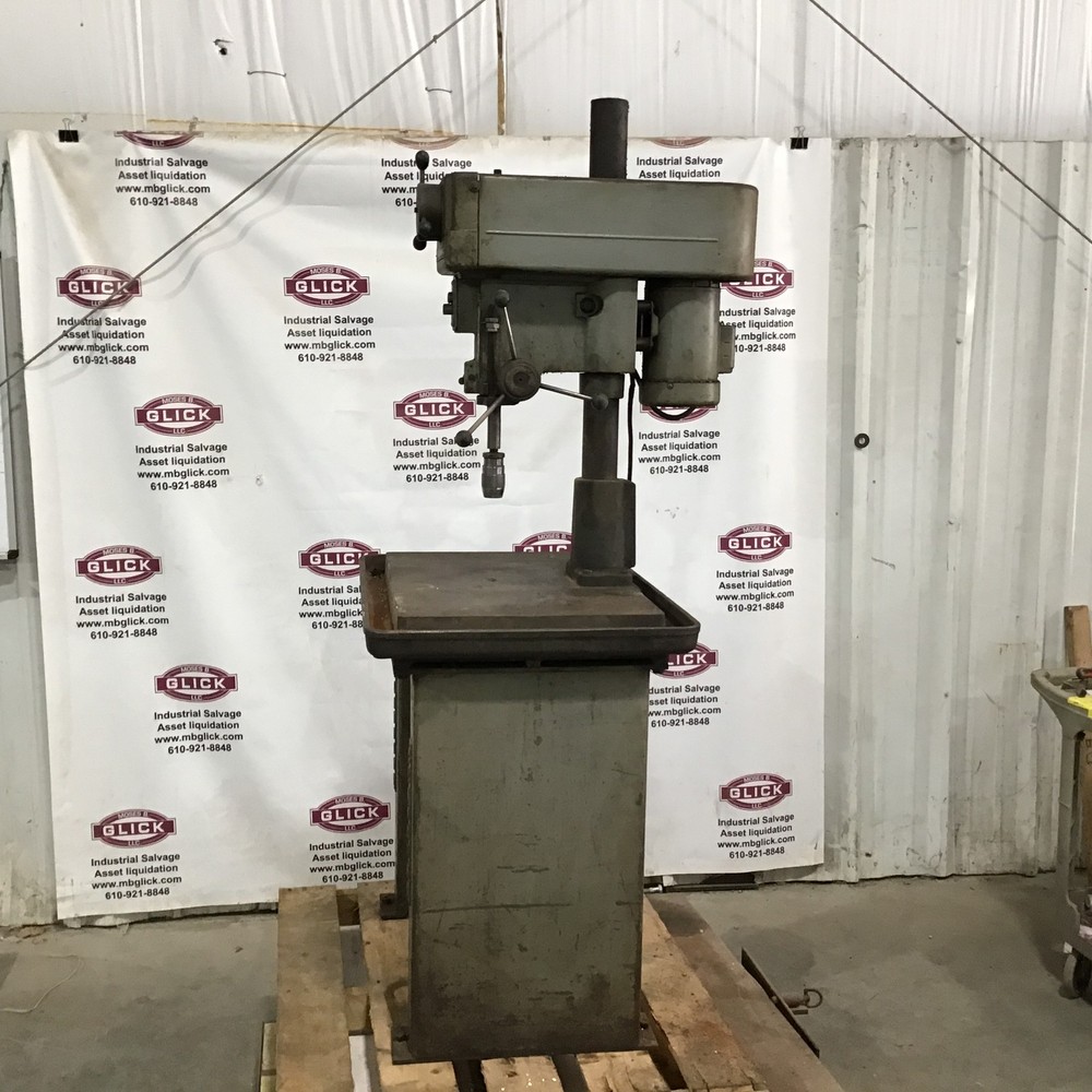 Clausing 16VT1 Variable Speed Drill Press Table with MT Quill