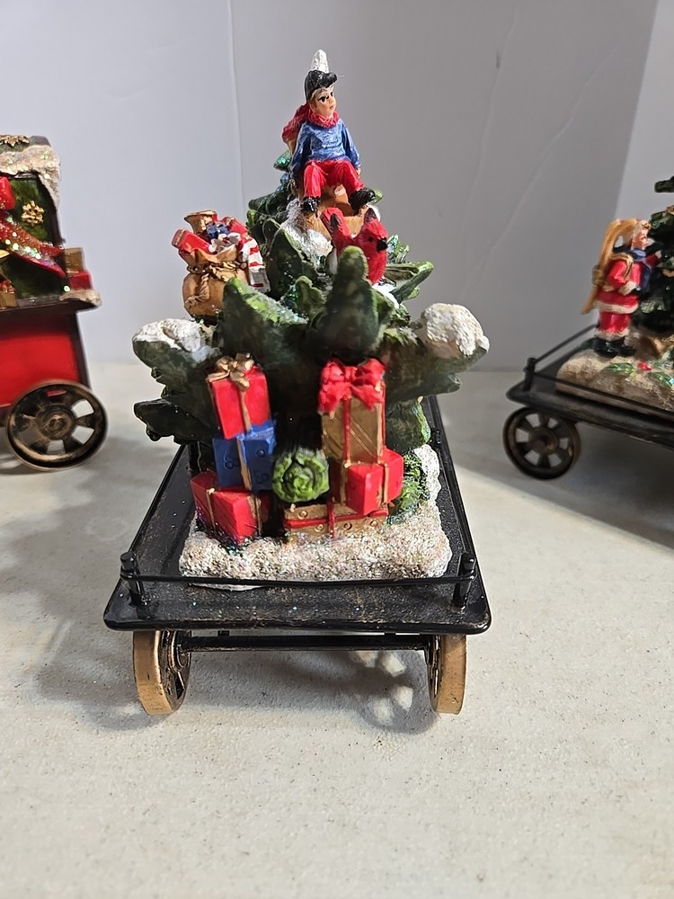 Transpac Holiday Train Set 3 Pc. Set