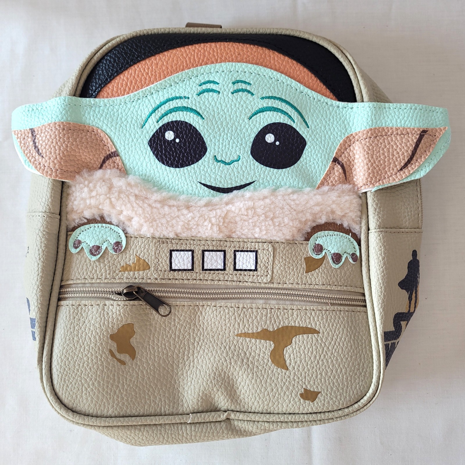 Star Wars Grogu Baby Yoda Mini Backpack NWT Faux Leather Mandalorian