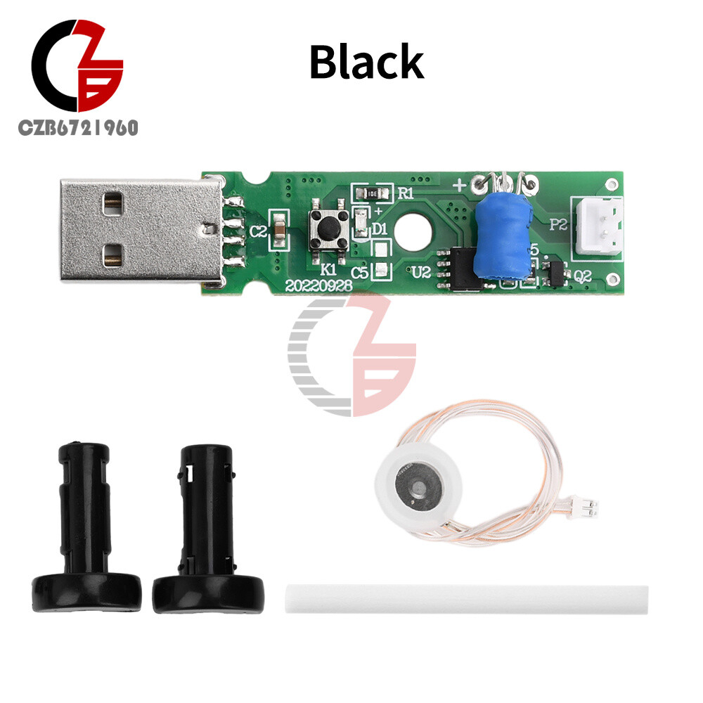 USB DC5V Ultrasonic Mist Maker Atomizing Module Humidifier DIY Kits 108KHZ