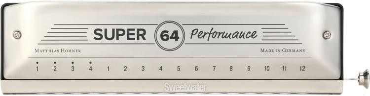Hohner Super 64 Performance Chromatic Harmonica