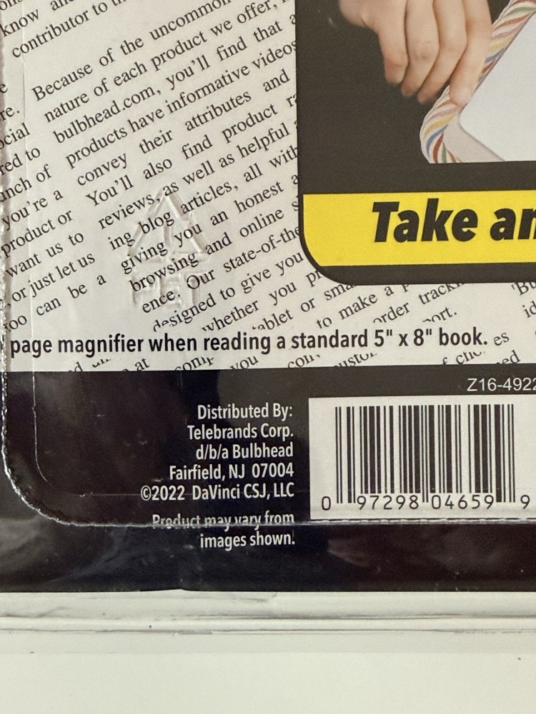 Lighted Magnifier Full Page 3X