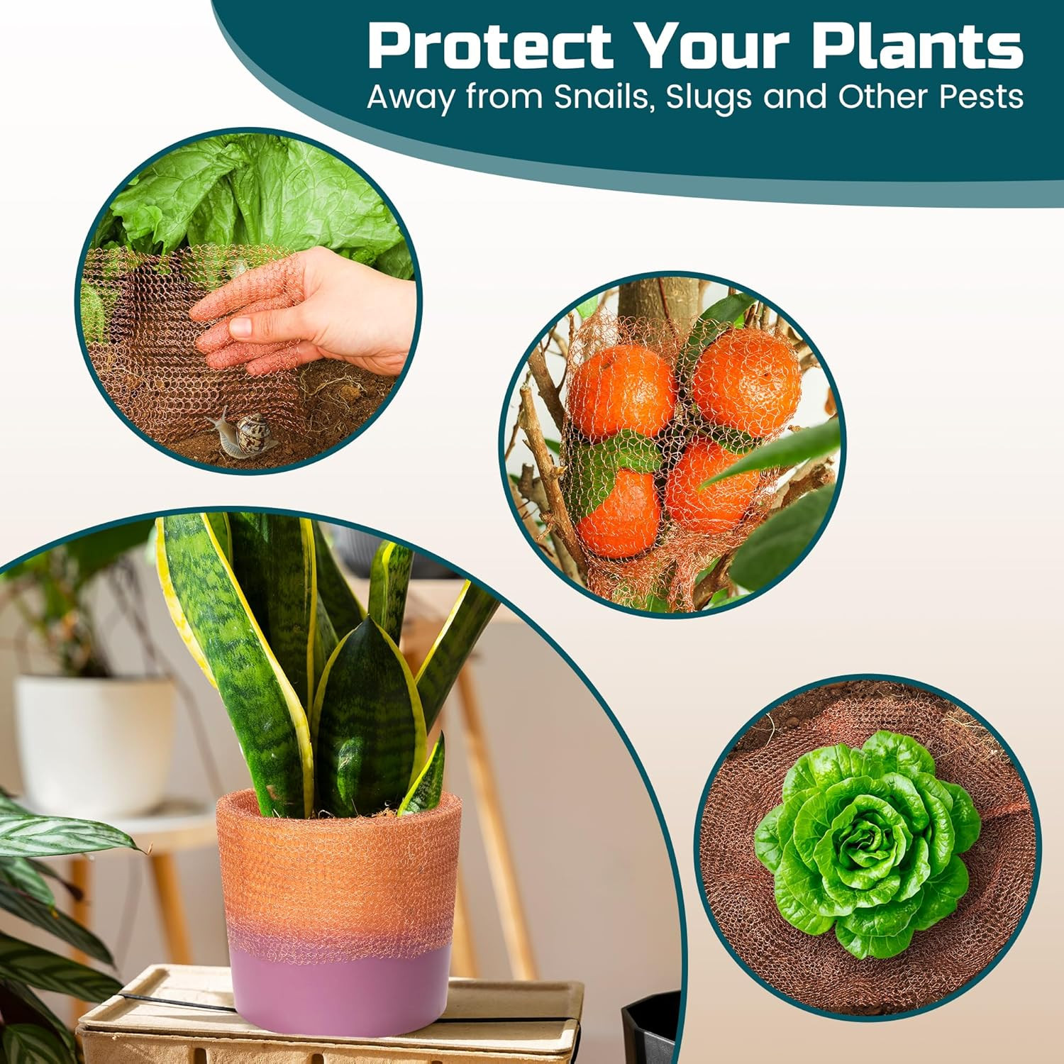 Copper Mesh Rodent Control, 5In X 30Ft Rustproof Pure Copper Mesh Roll for Slug