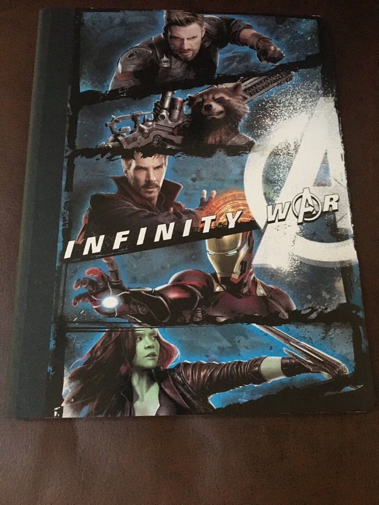 Marvel Infinity War Composition Note Book 100 Wide Ruled Sheets New