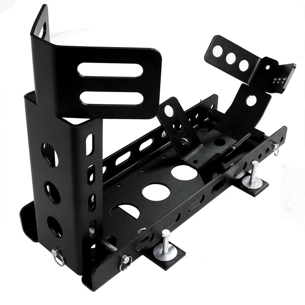 3000lbs Removable Motorcycle Wheel Stop Chock Trailer w/ Mounting Kit Tire Rack
