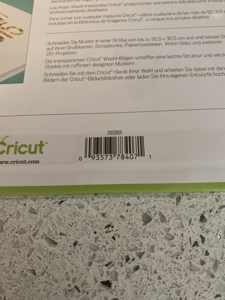 New Cricut Washi Sheets, Designer