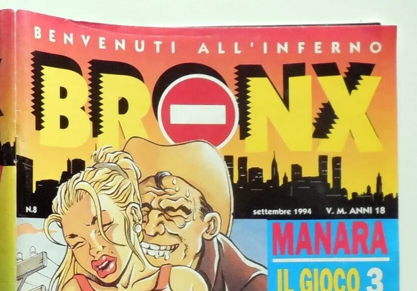 BRONX NUMBER 8 1994 MANARA COMIC MAGAZINE