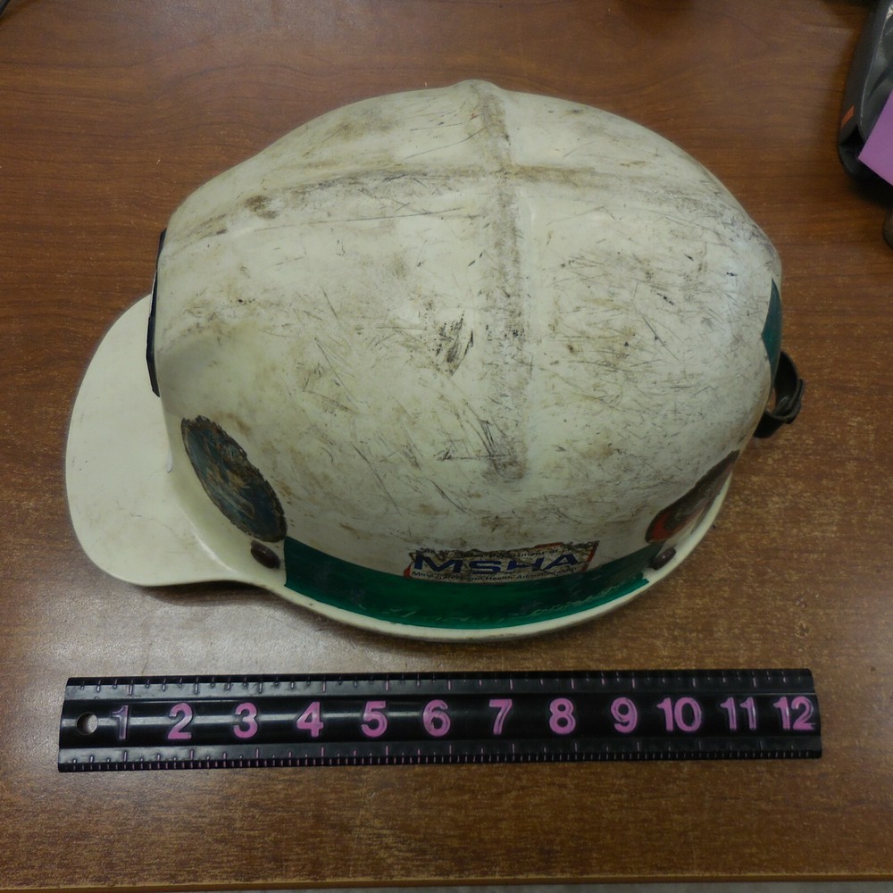 Vintage MSA Comfo Cap Mining Hard Hat --WALKER COUNTY ALABAMA COAL MINING #3