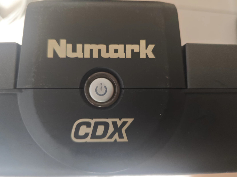 A pair of Numark CDX DJ Controller