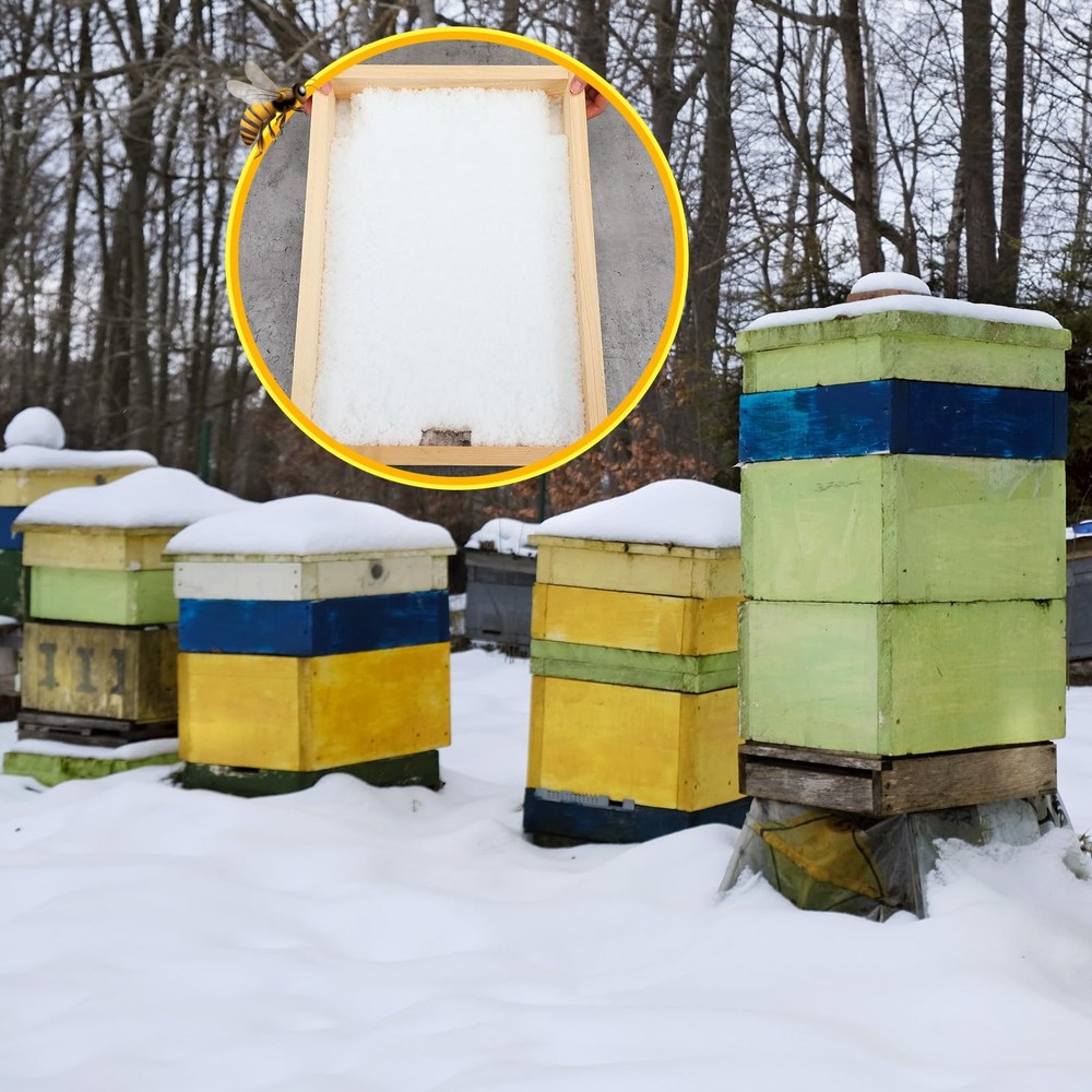2 Pcs Bee Hive Candy Board Assembled Candy Board for Honeybee Hives Empty Bee...