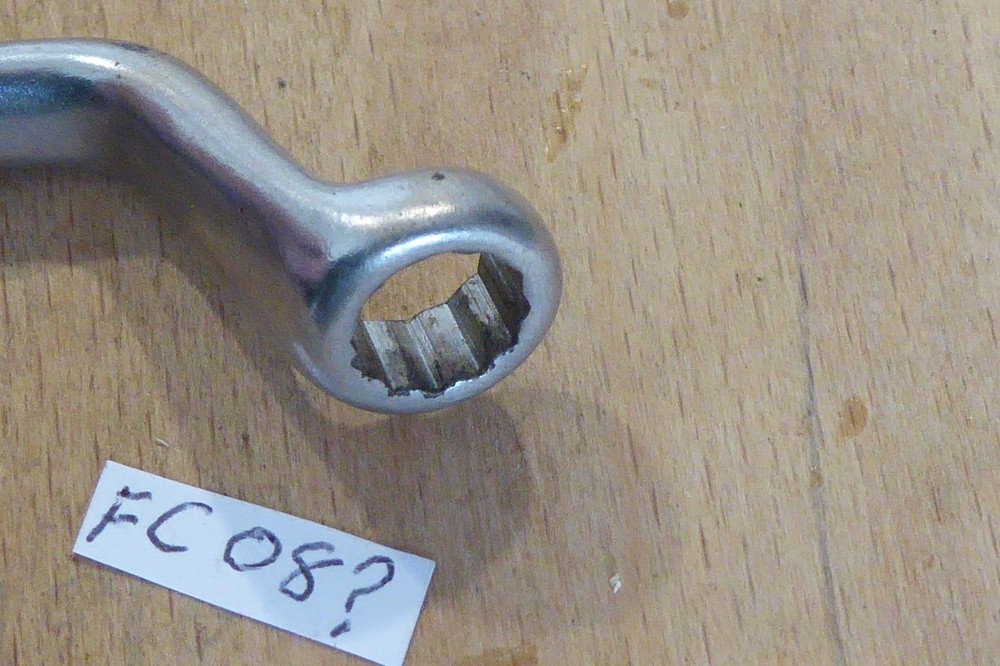 GORDON TOOLS 5 /16 X 3/8" AF cranked ring spanner