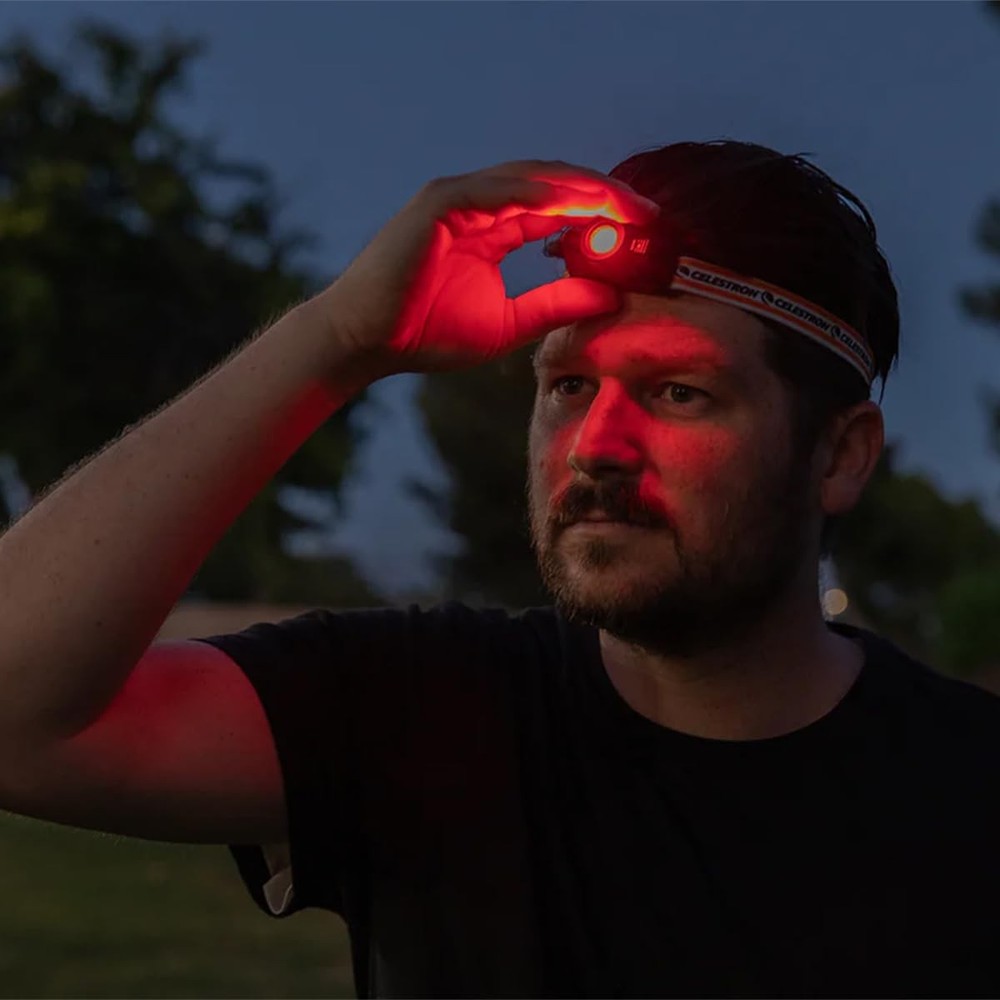 Night Vision Headlamp with SOS Mode – 100 Hours Battery – Adjustable Angle