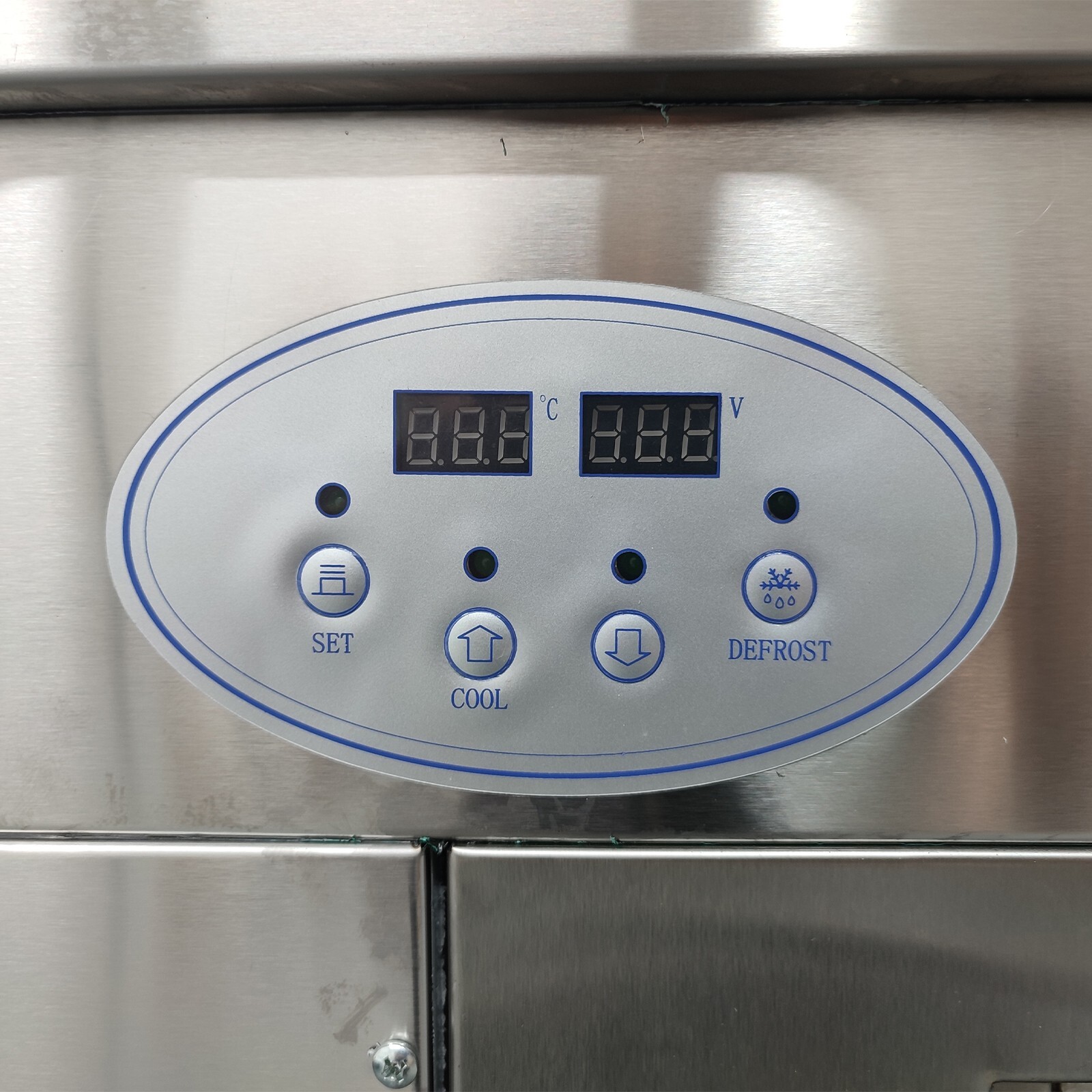 Commercial 17.7“x17.7" 110V Square Double Pans Fried Ice Cream Machine