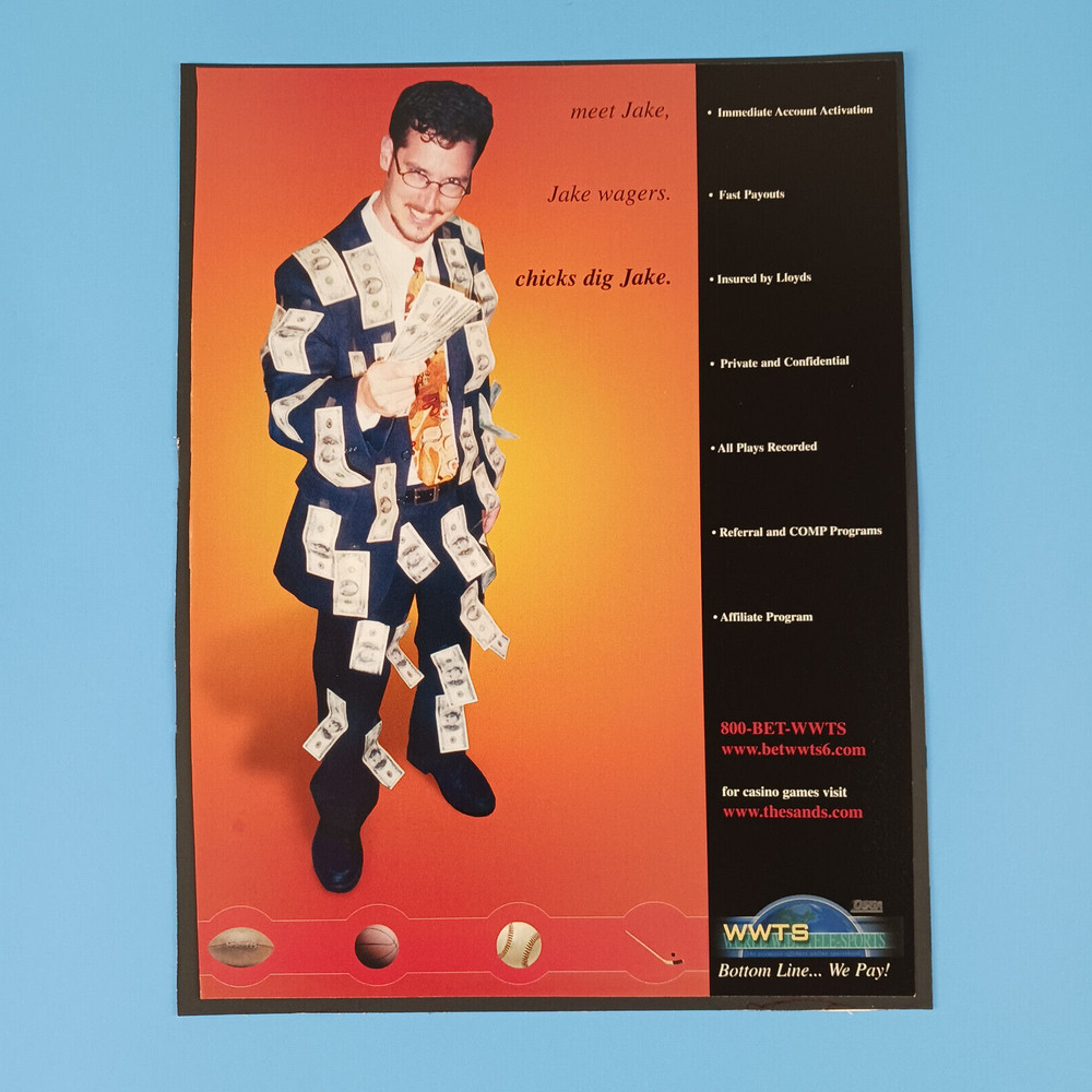 2000 WWTS Sportsbook Print Advertisement