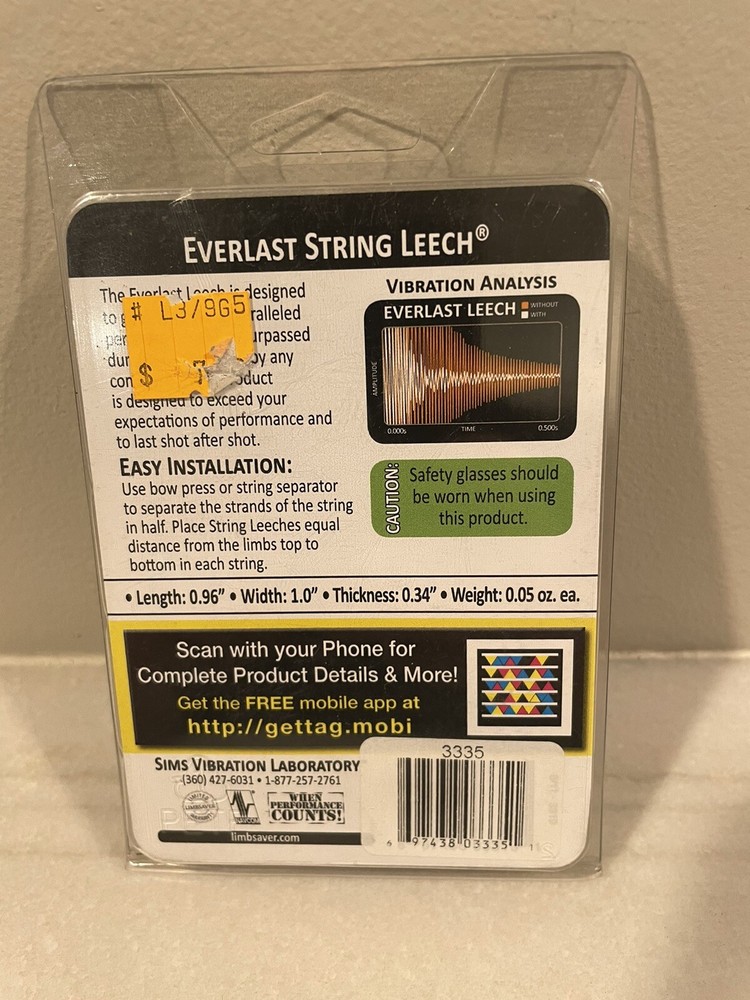 Limbsaver SIMS Vibration Labroratory Everlast String Leech Purple