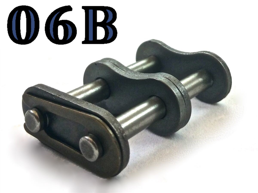 06B-2 DOUBLE ROLLER CHAIN MASTER CONNECTING LINK *PACK OF 5* SAME DAY SHIPPING